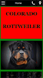 Mobile Screenshot of coloradorottweiler.com